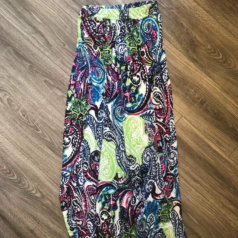 Boho summer maxi skirt